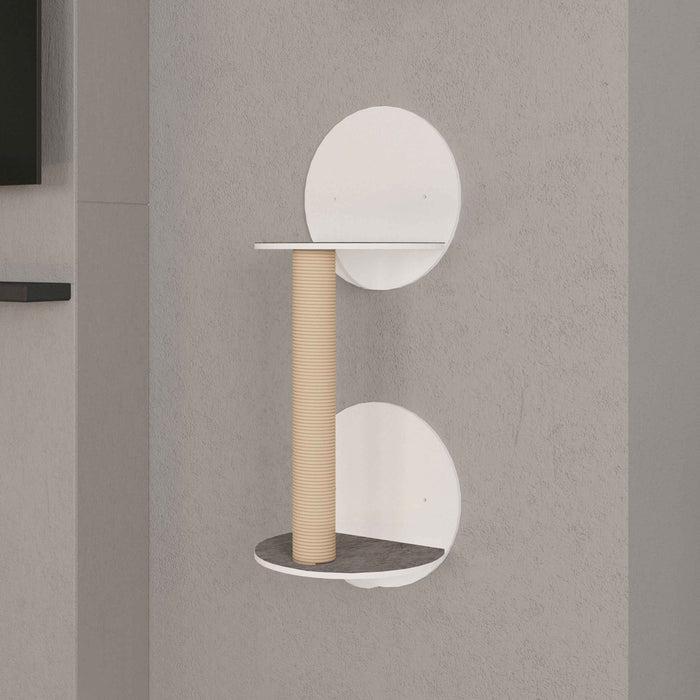 Wall-Mounted Cat Scratcher Shelf