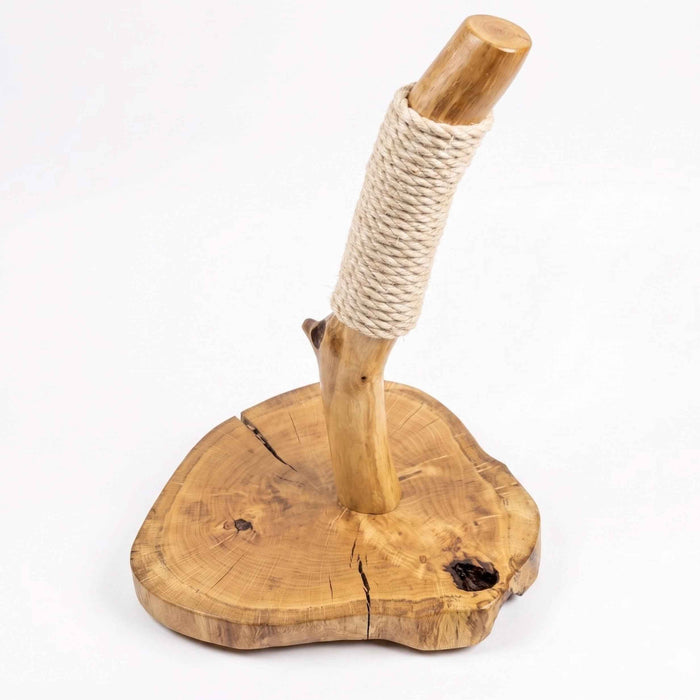 Bespoke Solid Oak Cat Scratcher