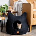 Felted Wool Cat Cave, Ears