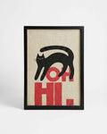 OH-HI Art Poster Cat Scratcher
