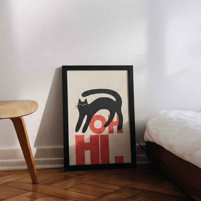 OH-HI Art Poster Cat Scratcher