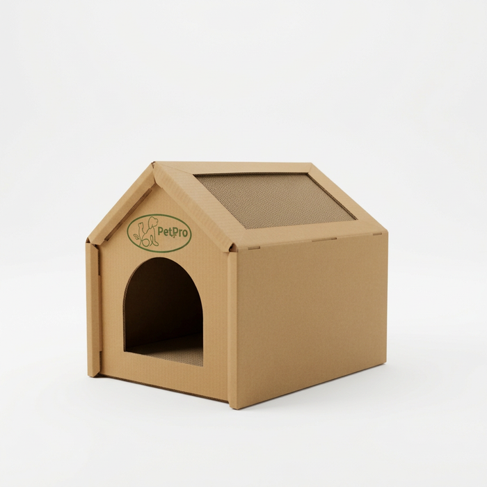 Cardboard Cat House, Medium by Designer Pet