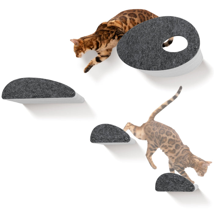 Set of 4 Facade Add-Ons, Charcoal, Pryde Pets