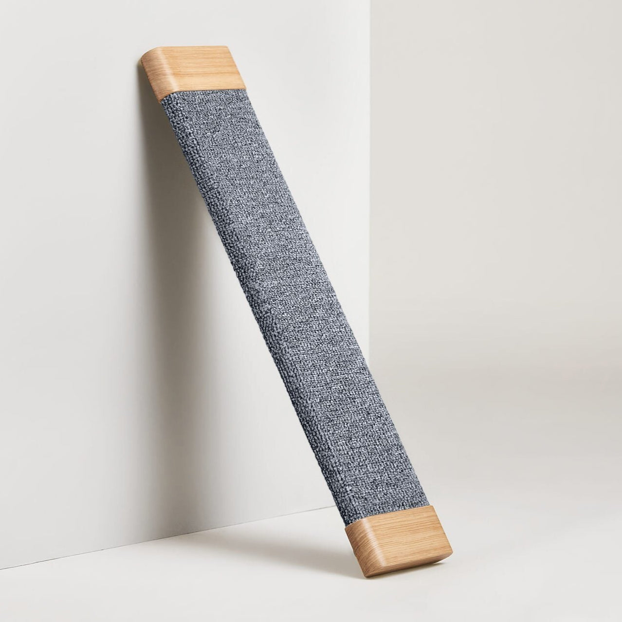 Tab weighted cat scratching board
