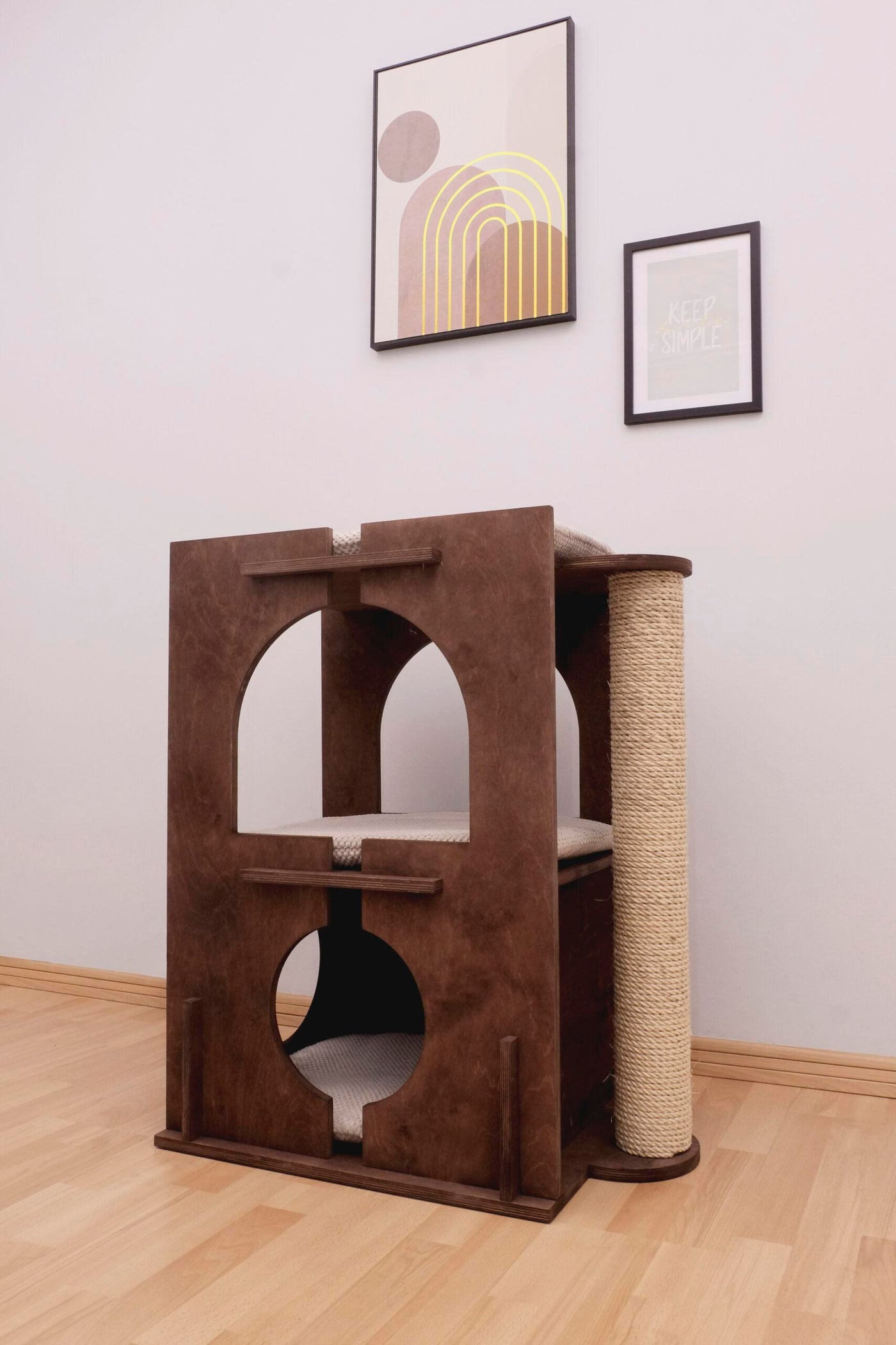 Three Level Cat Tower by If Cats Can Fly, view 2