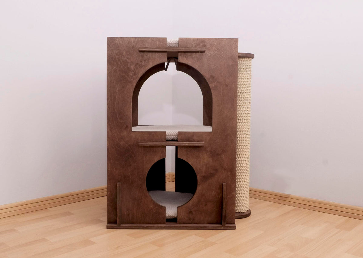 Three Level Cat Tower by If Cats Can Fly, view 3