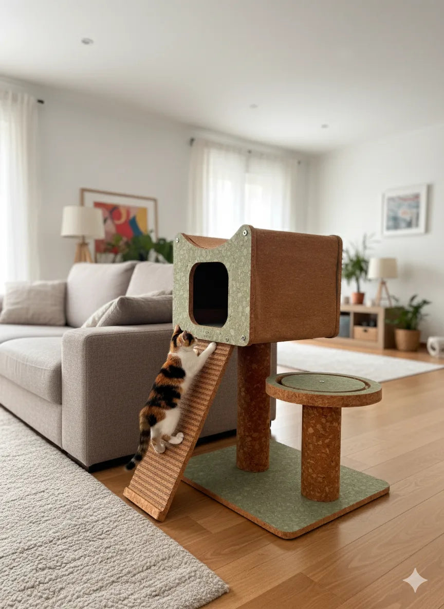 Faro Cork Cat Climbing Structure, view 7