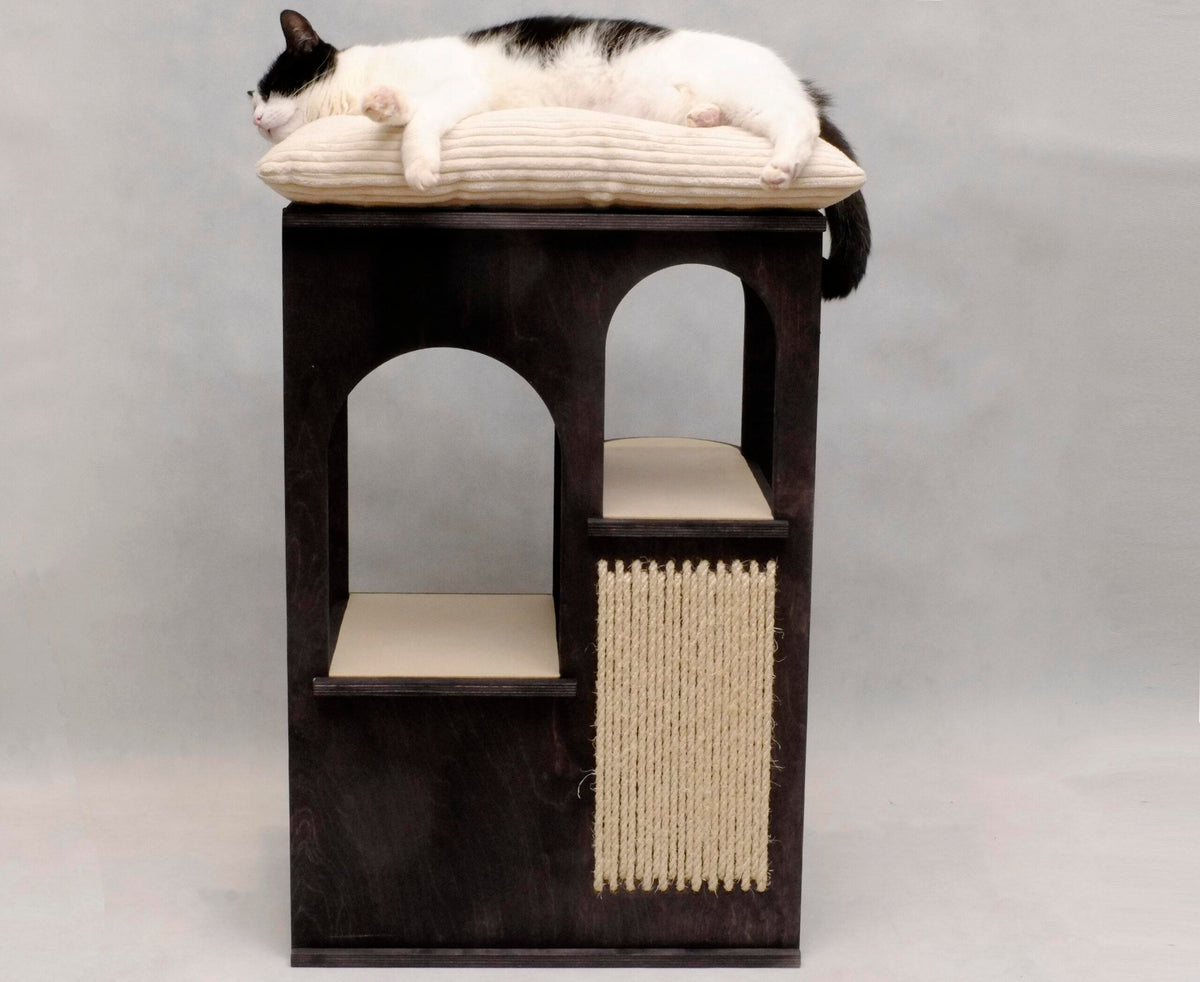 Cat Tower with Scratching Post by If Cats Can Fly, view 2