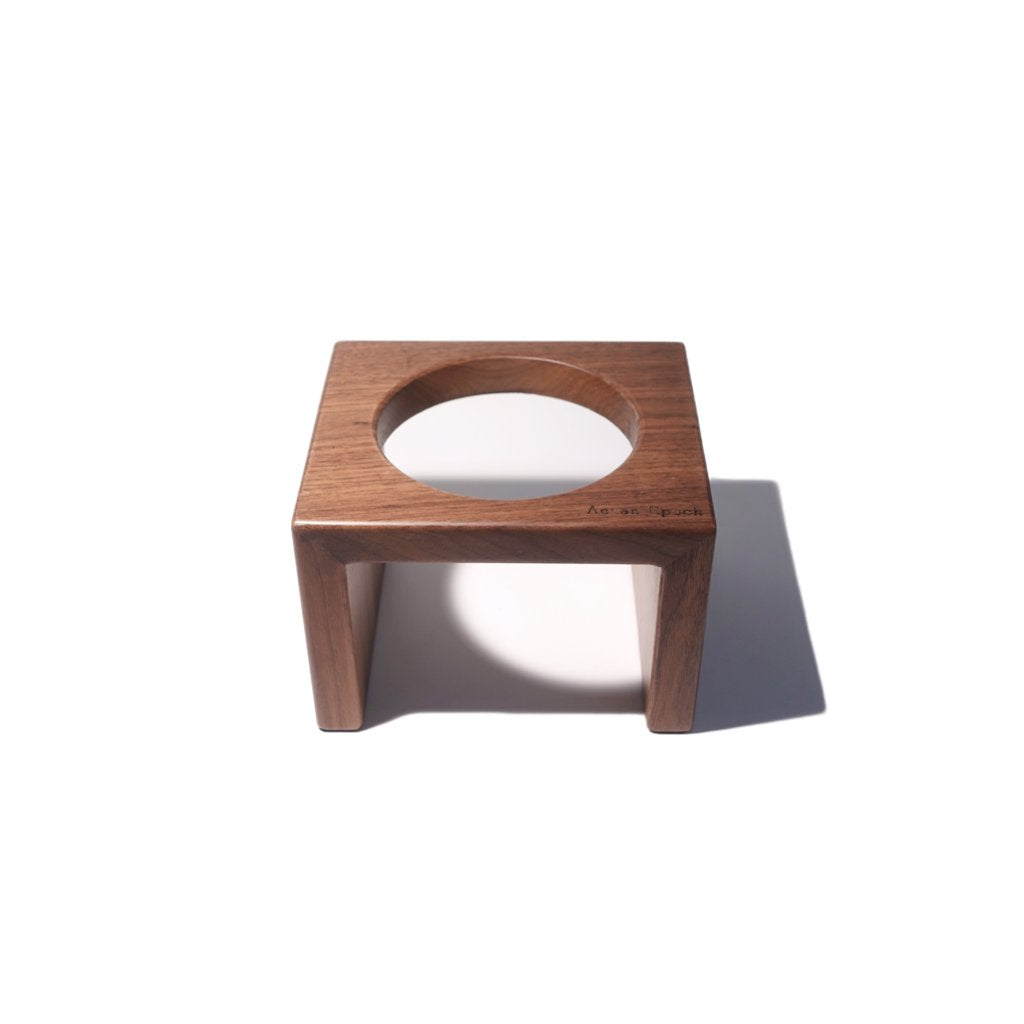 Aevan Epoch solid wood raised cat bowl stand