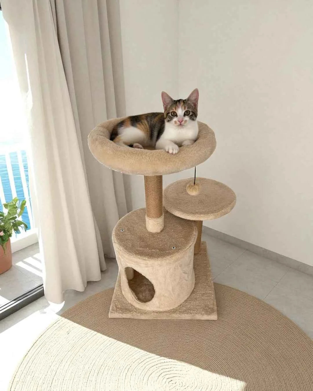 Nacar Cat Tree Bed