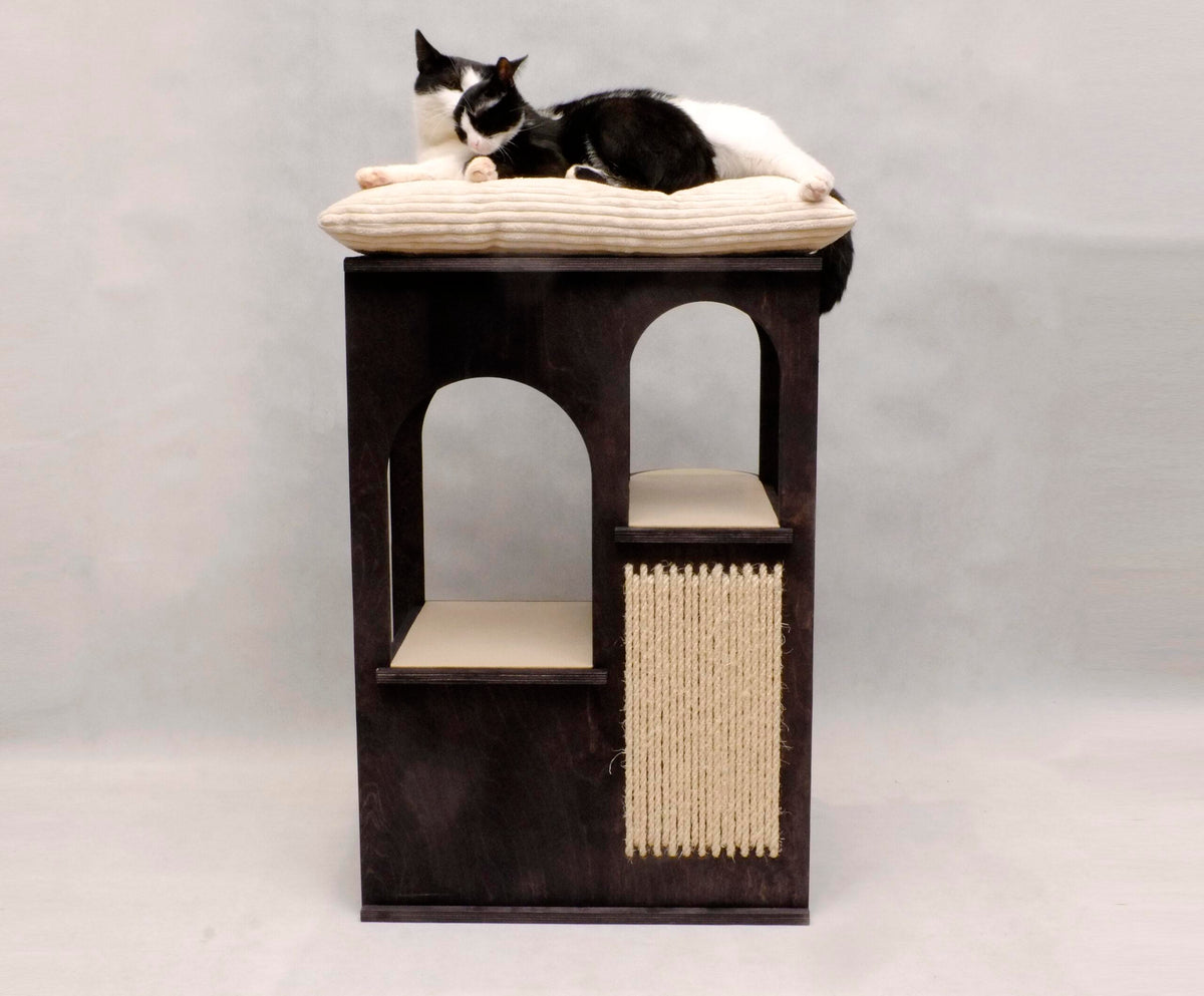 Cat Tower with Scratching Post by If Cats Can Fly, view 3