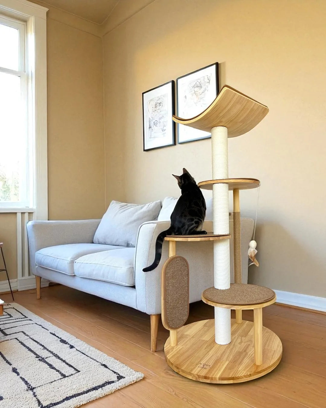 Gaviota Cat Scratching Tree, view 6