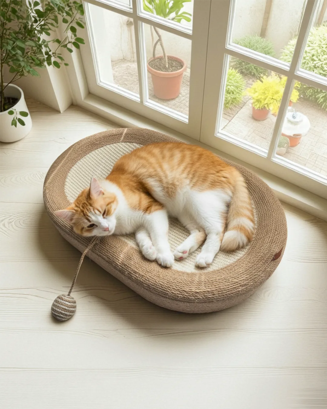 Isla Sisal Bowl Cat Scratcher, view 5