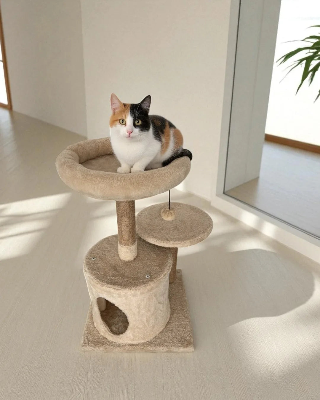Nacar Cat Tree Bed, view 6