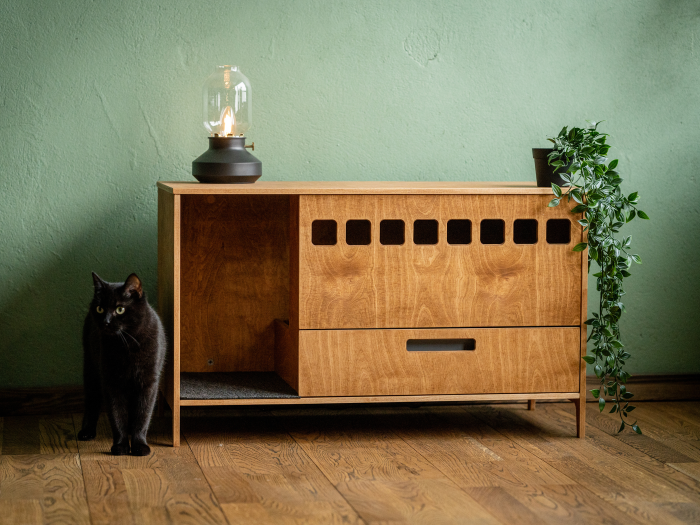 Cubo Cat Litter Cabinet by Kokaa