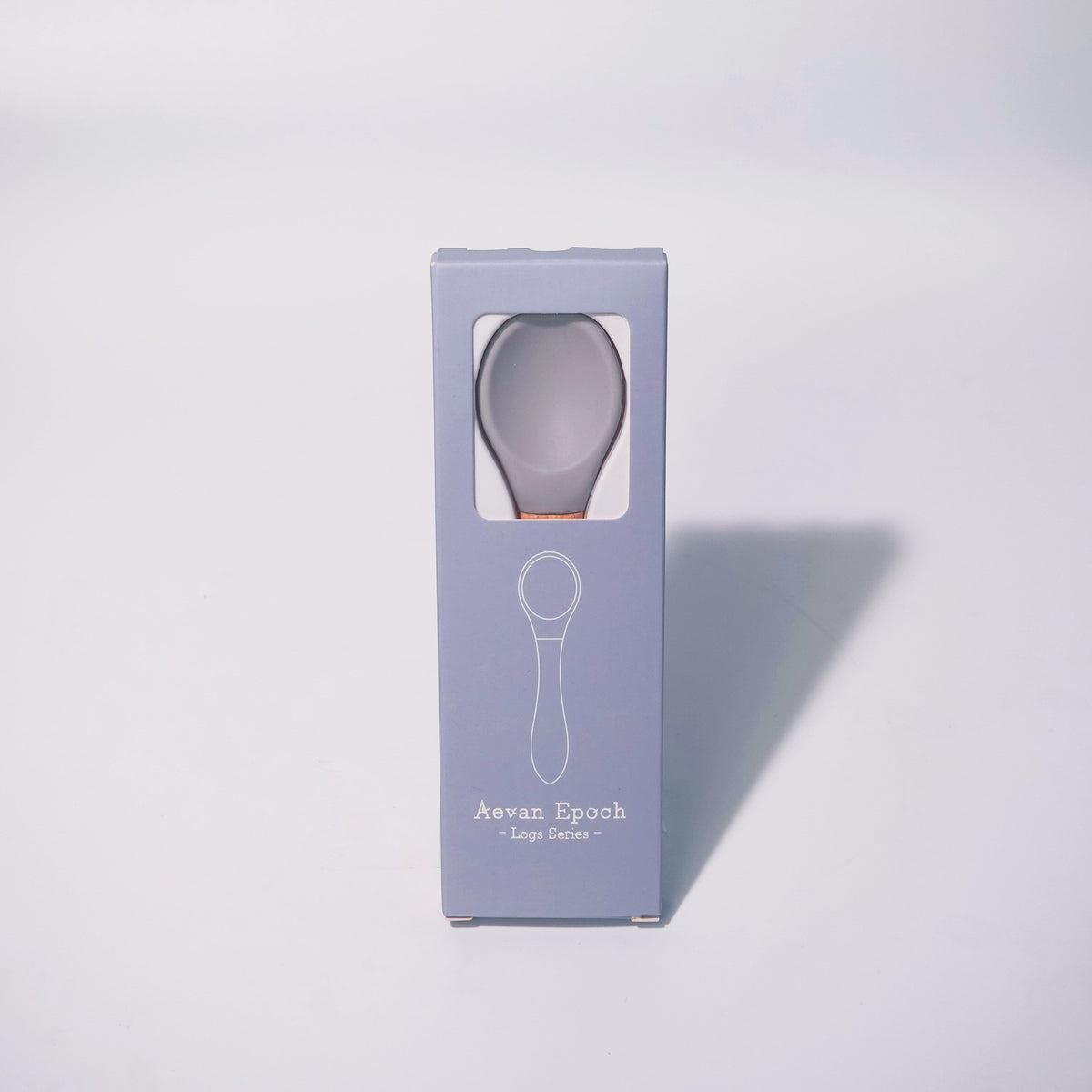 Aevan Epoch beechwood silicone cat feeding spoon
