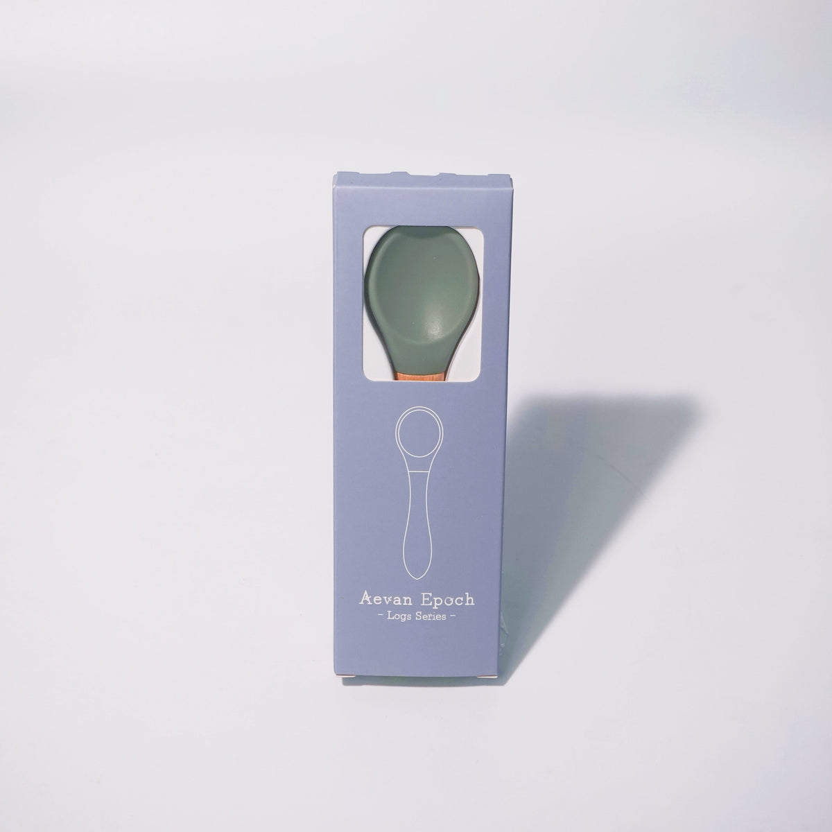 Aevan Epoch beechwood silicone cat feeding spoon