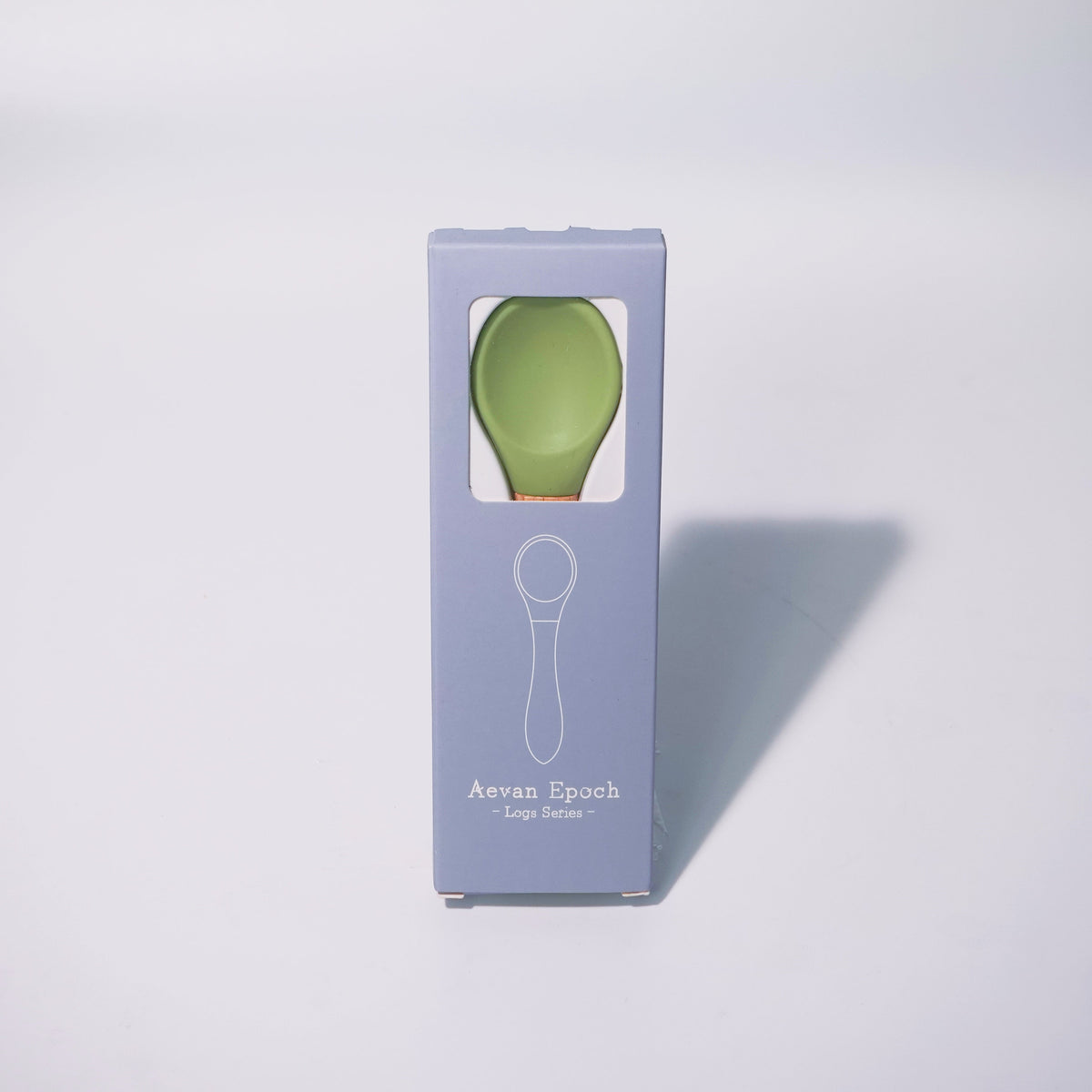 Aevan Epoch beechwood silicone cat feeding spoon