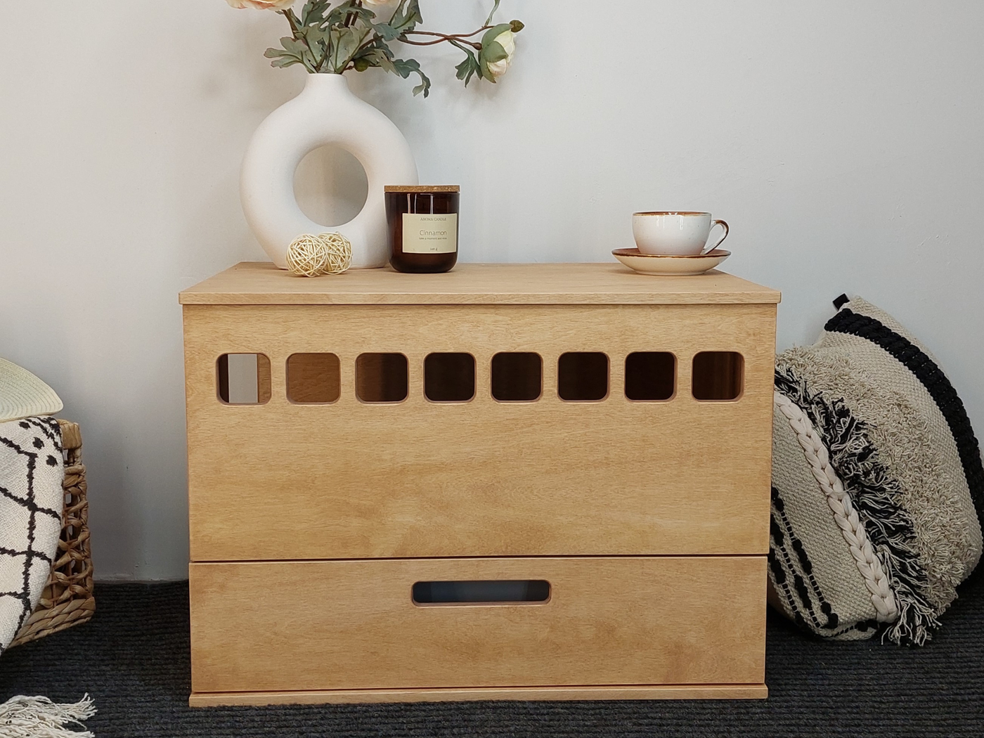 Cubo Mini Cat Litter Cabinet by Kokaa