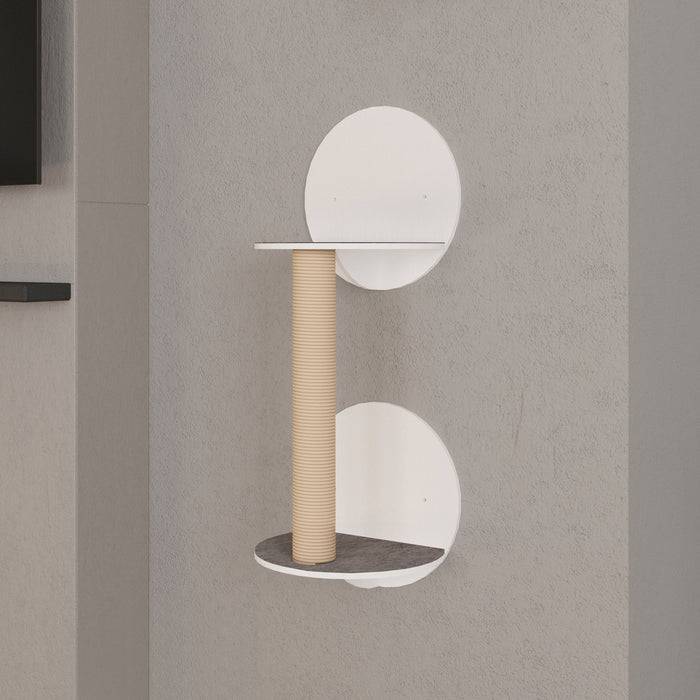 Wall-Mounted Cat Scratcher Shelf, Cats Joys
