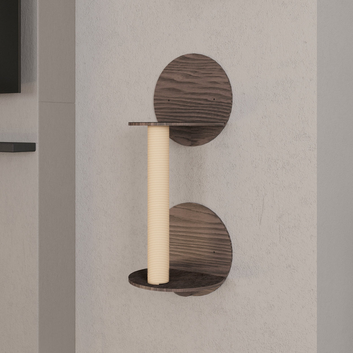Wall-Mounted Cat Scratcher Shelf, Cats Joys