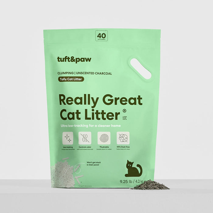 Really Great clumping tofu cat litter bag