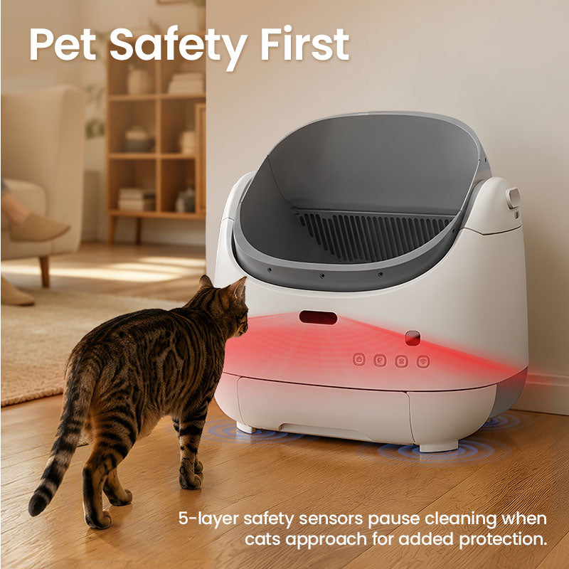 Orbitie Air Open-Top Self-Cleaning Litter Box, view 3