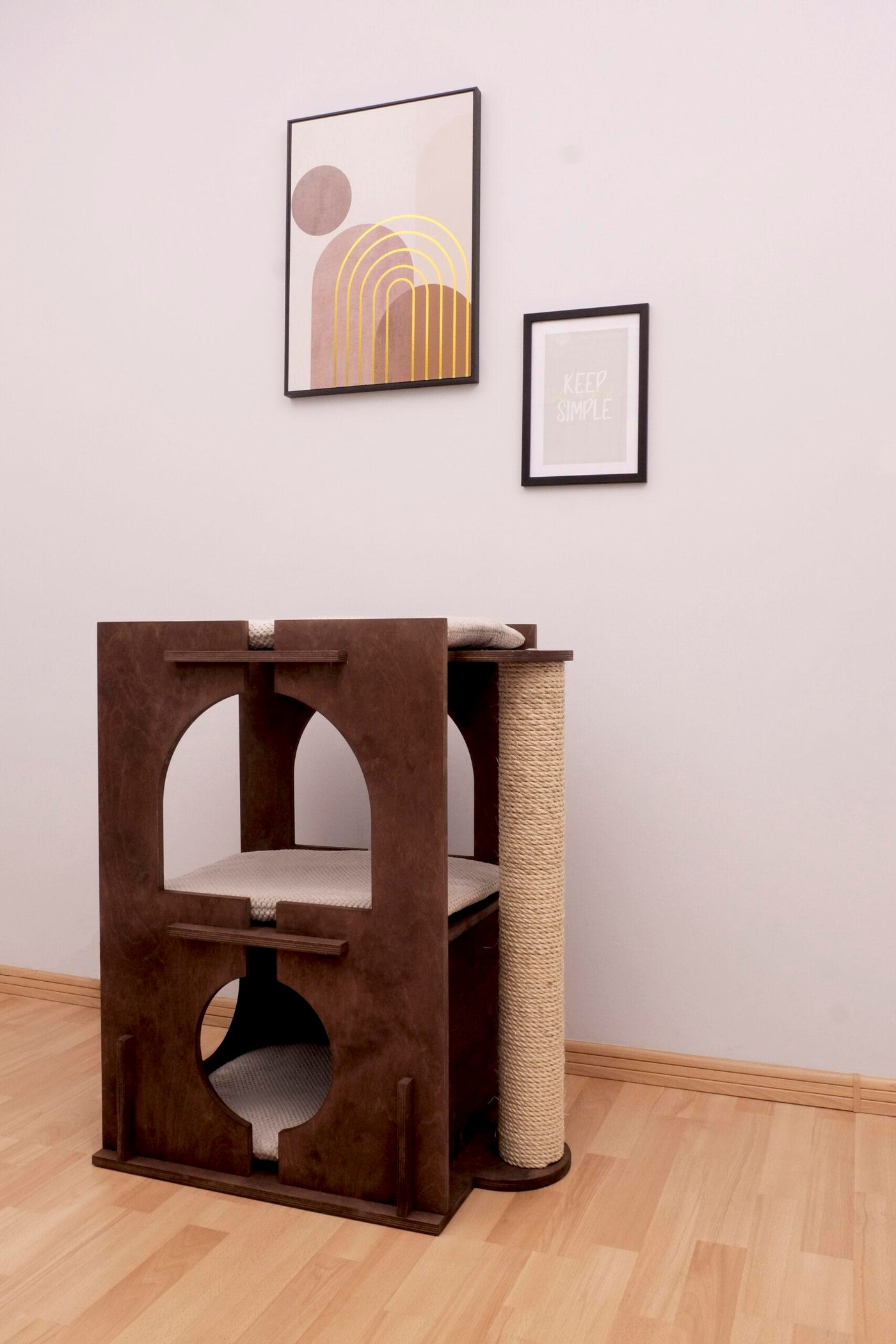 Three Level Cat Tower by If Cats Can Fly, view 3