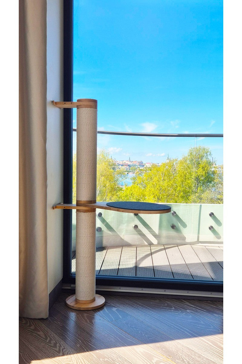 Floor-Standing Cat Tree, 2 Posts, view 3