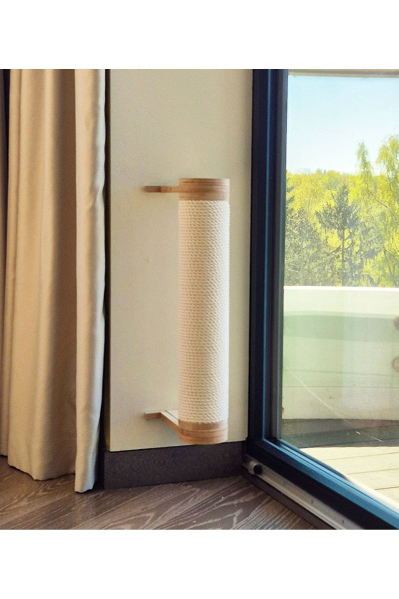 Wall-Mounted Cat Scratcher, 1 Post by MIKIMIKI