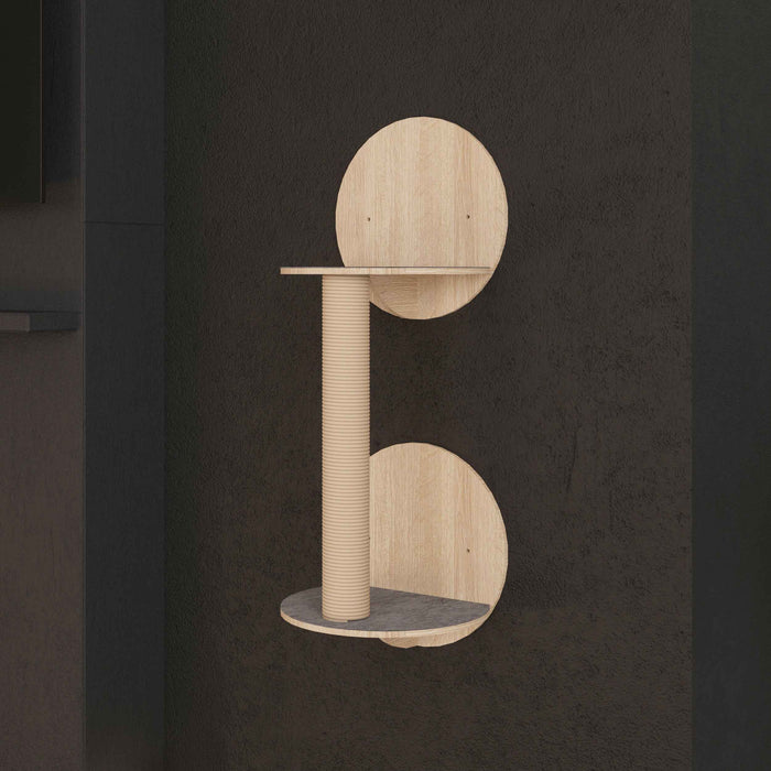 Wall-Mounted Cat Scratcher Shelf
