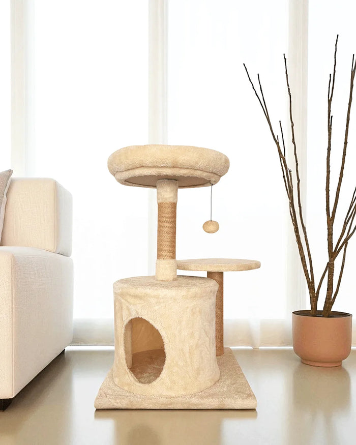 Nacar Cat Tree Bed by Althea Living