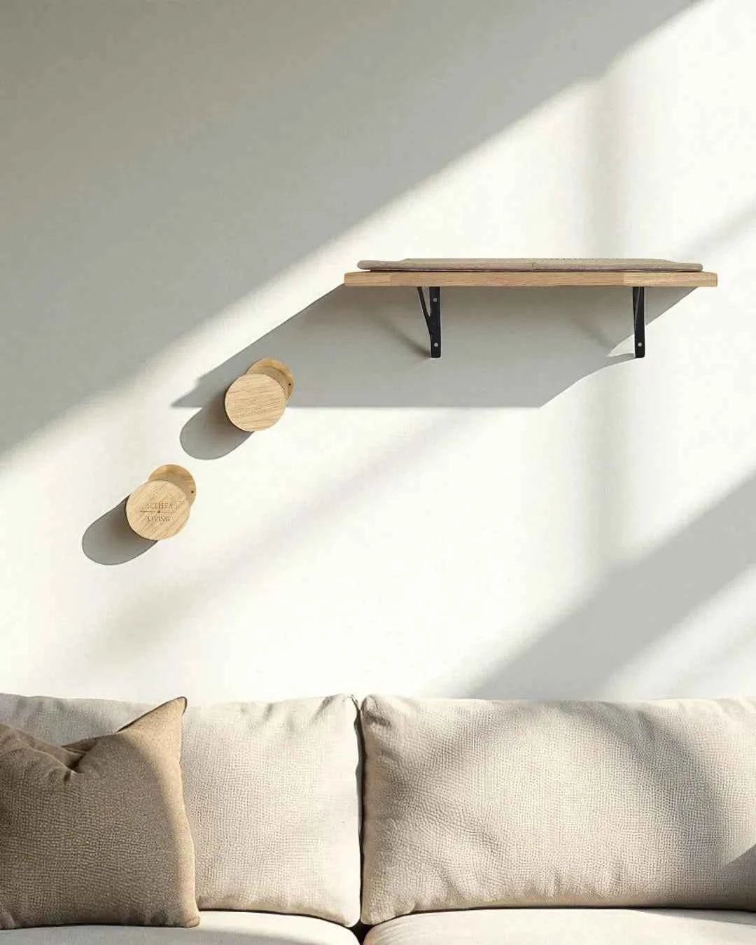 Coral Cat Climbing Shelf