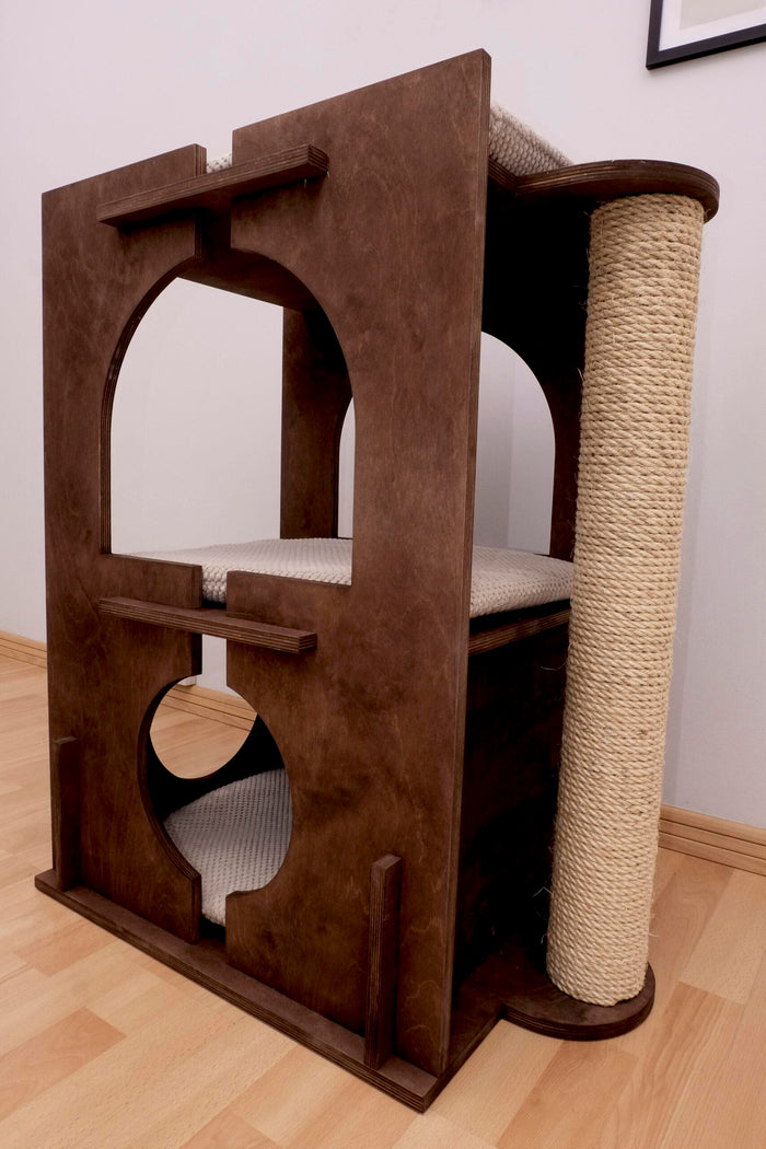 Three Level Cat Tower by If Cats Can Fly, view 4