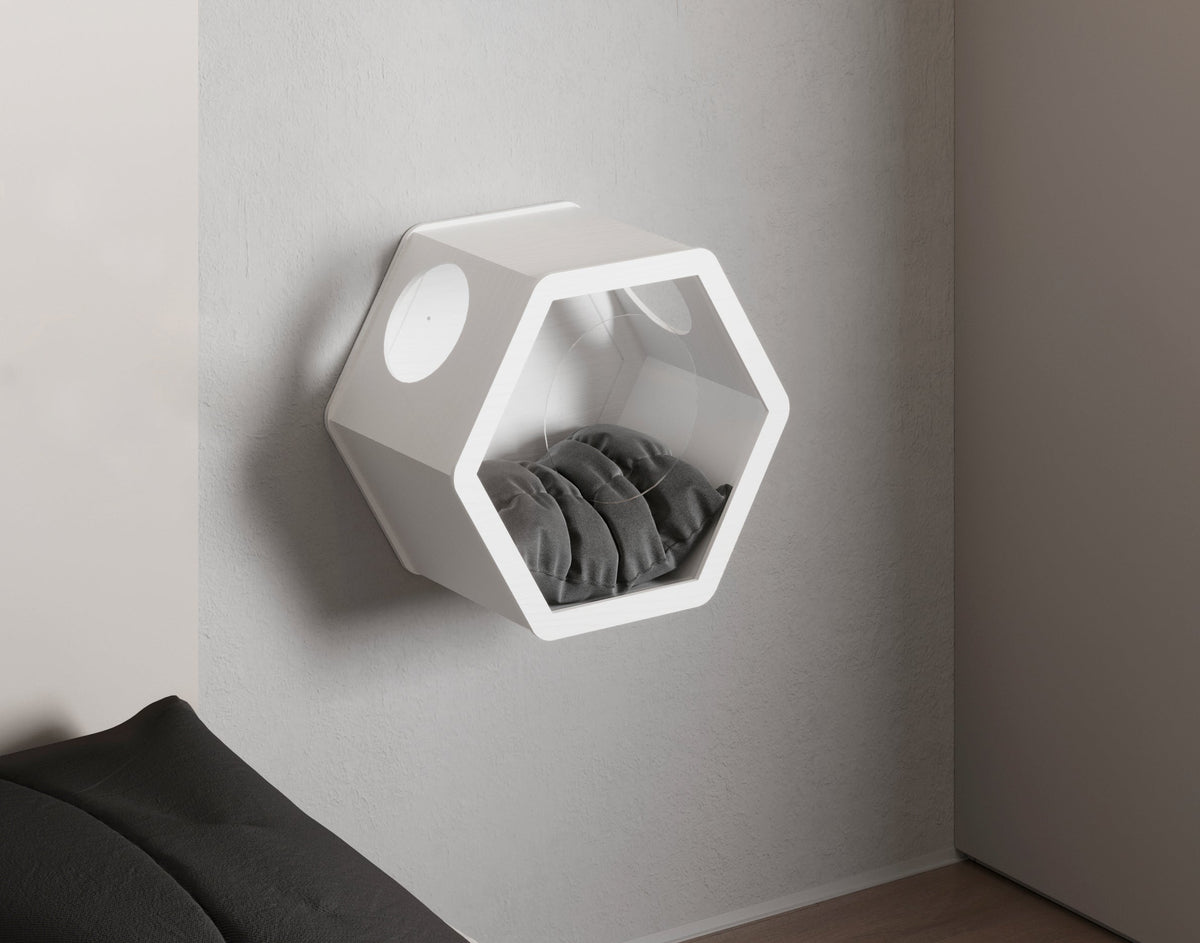 Hexagon Cat Wall House, Cats Joys