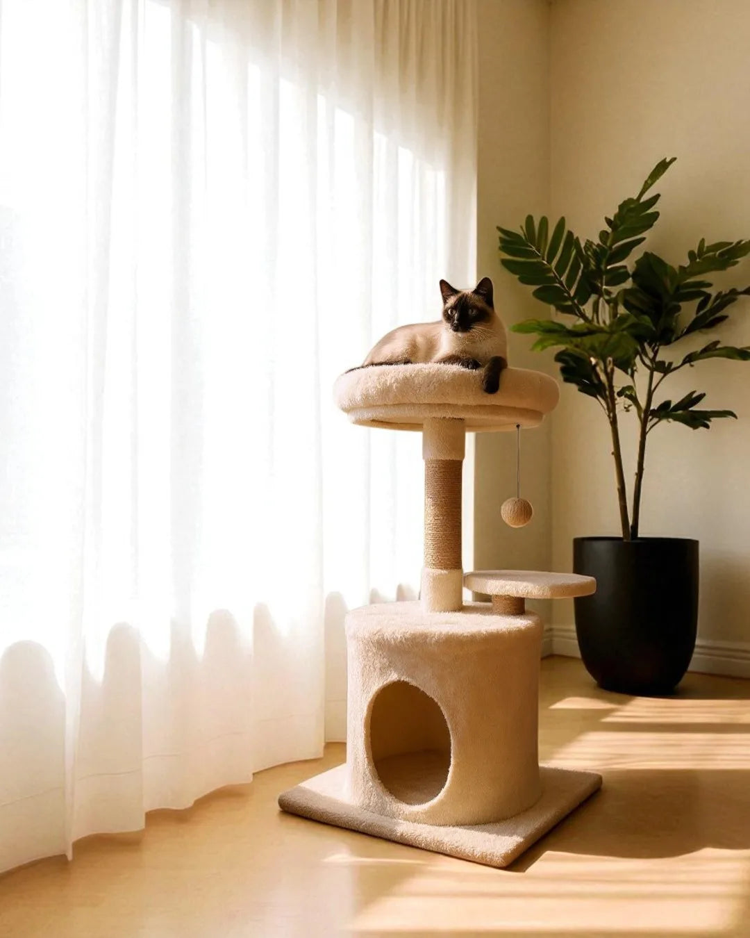 Nacar Cat Tree Bed, view 7