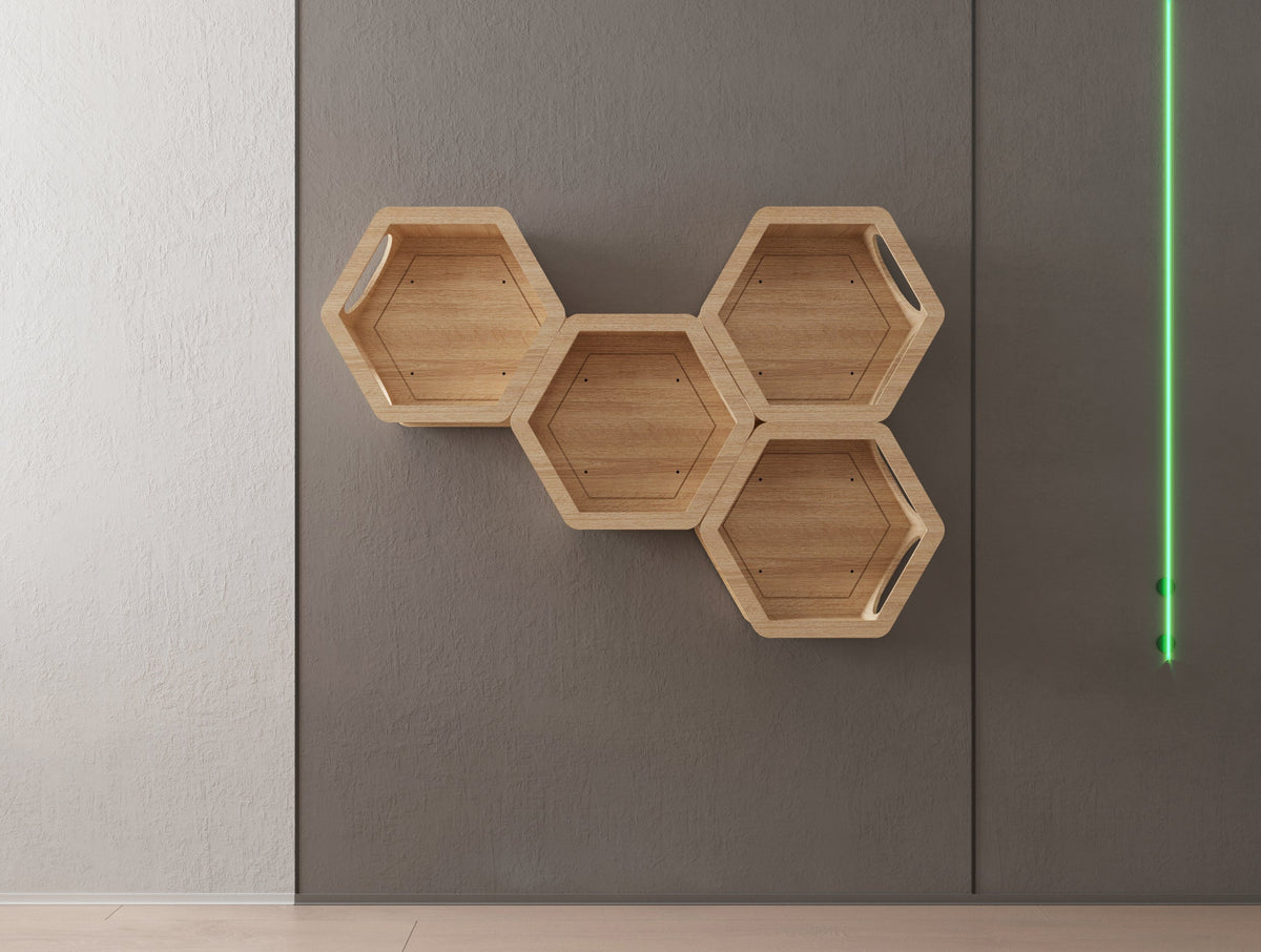 Hexagon Cat Wall House, Cats Joys