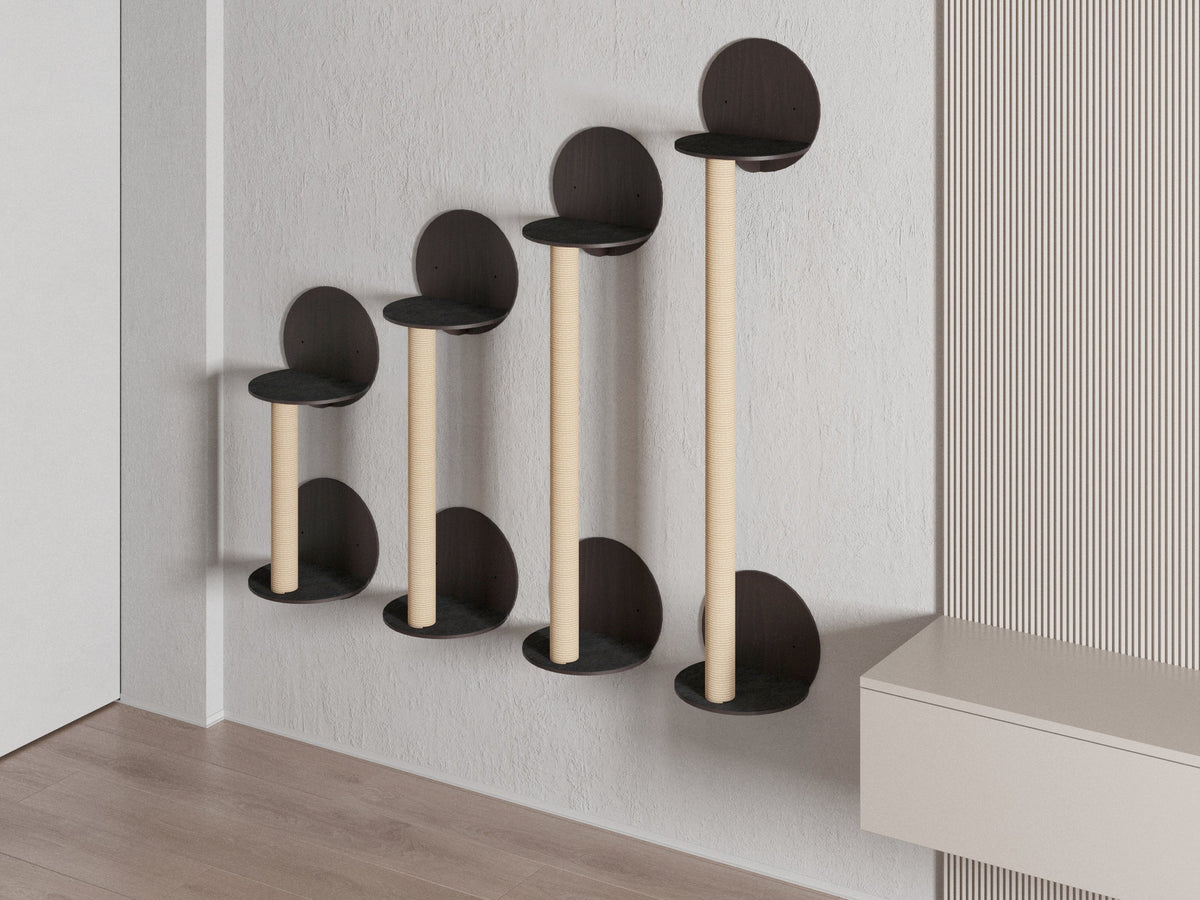 Wall-Mounted Cat Scratcher Shelf, Cats Joys