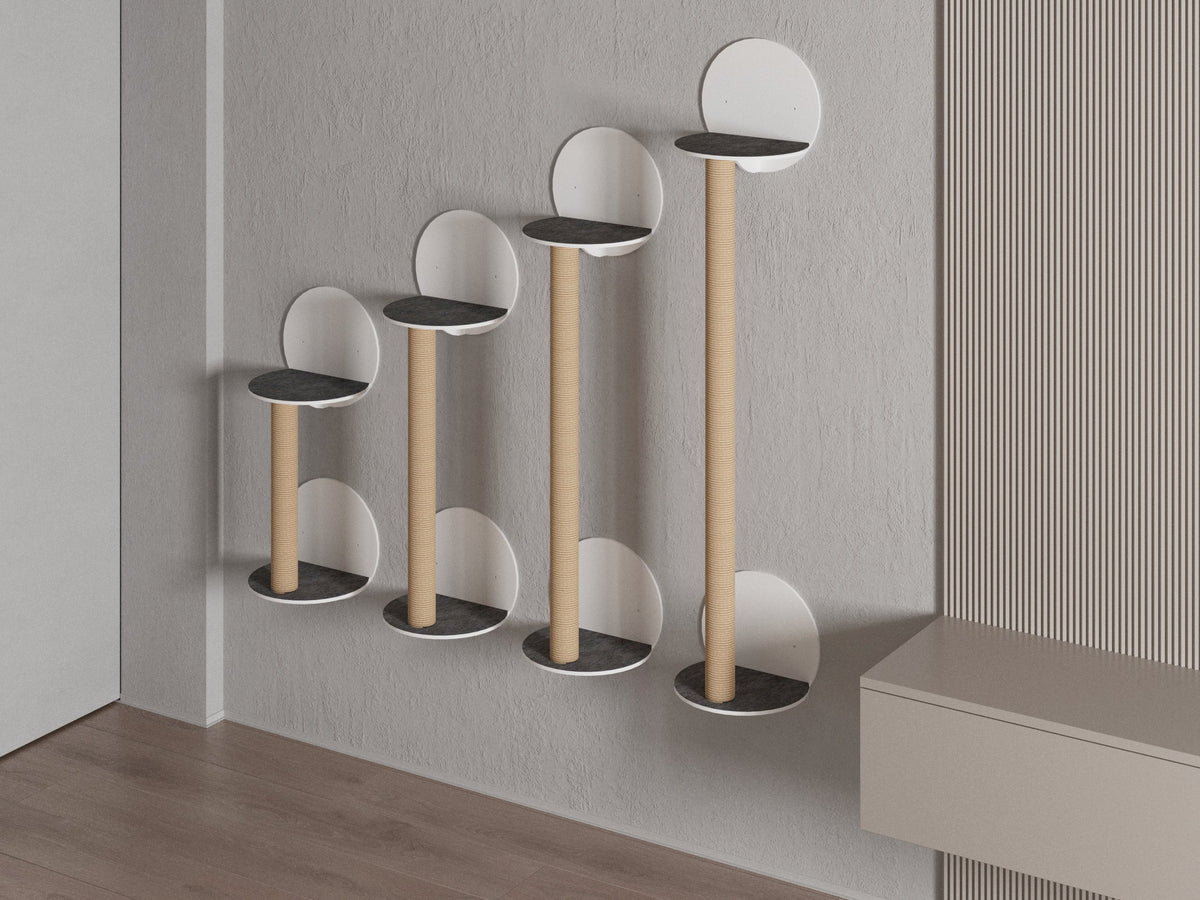 Wall-Mounted Cat Scratcher Shelf, Cats Joys