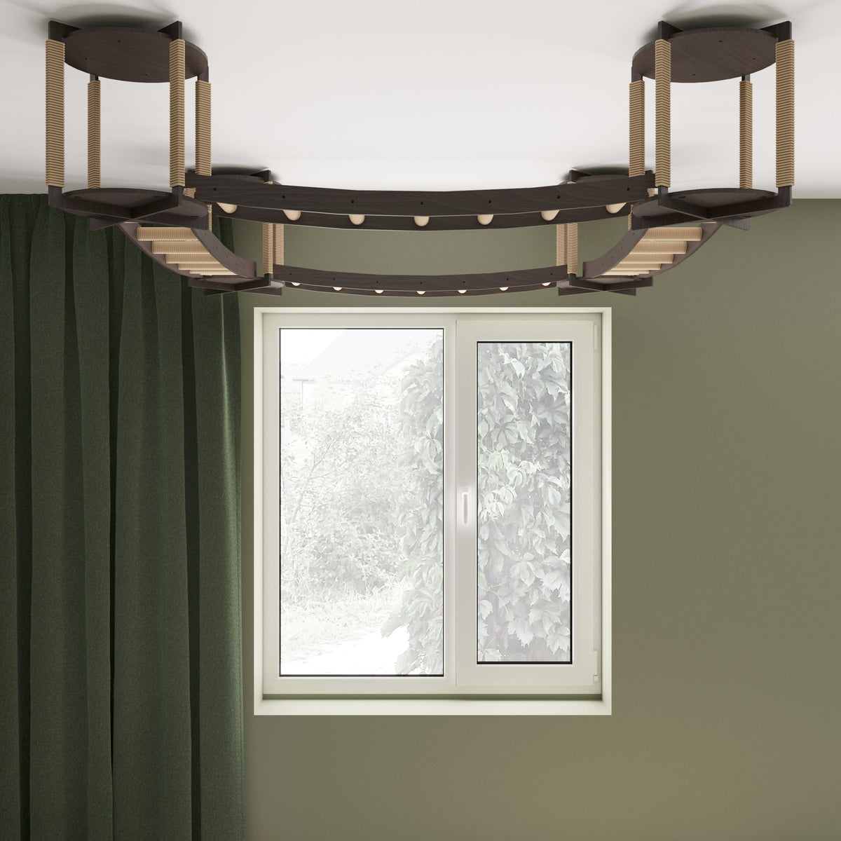Ceiling-Mounted Cat Playground by Cats Joys, view 5