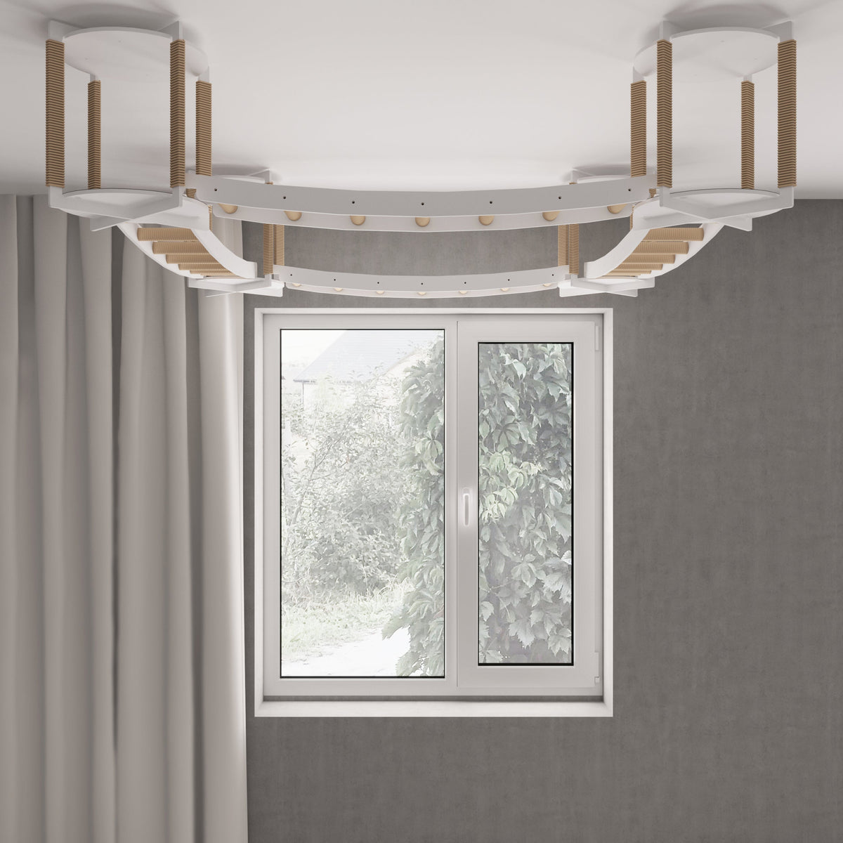 Ceiling-Mounted Cat Playground by Cats Joys, view 3