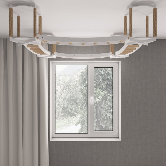 Ceiling-Mounted Cat Playground by Cats Joys, view 2