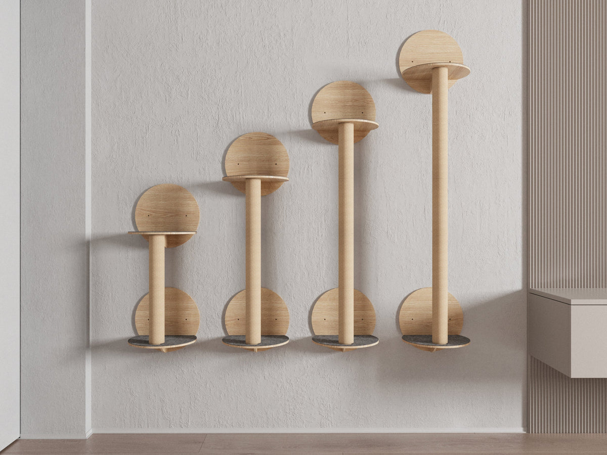 Wall-Mounted Cat Scratcher Shelf, Cats Joys