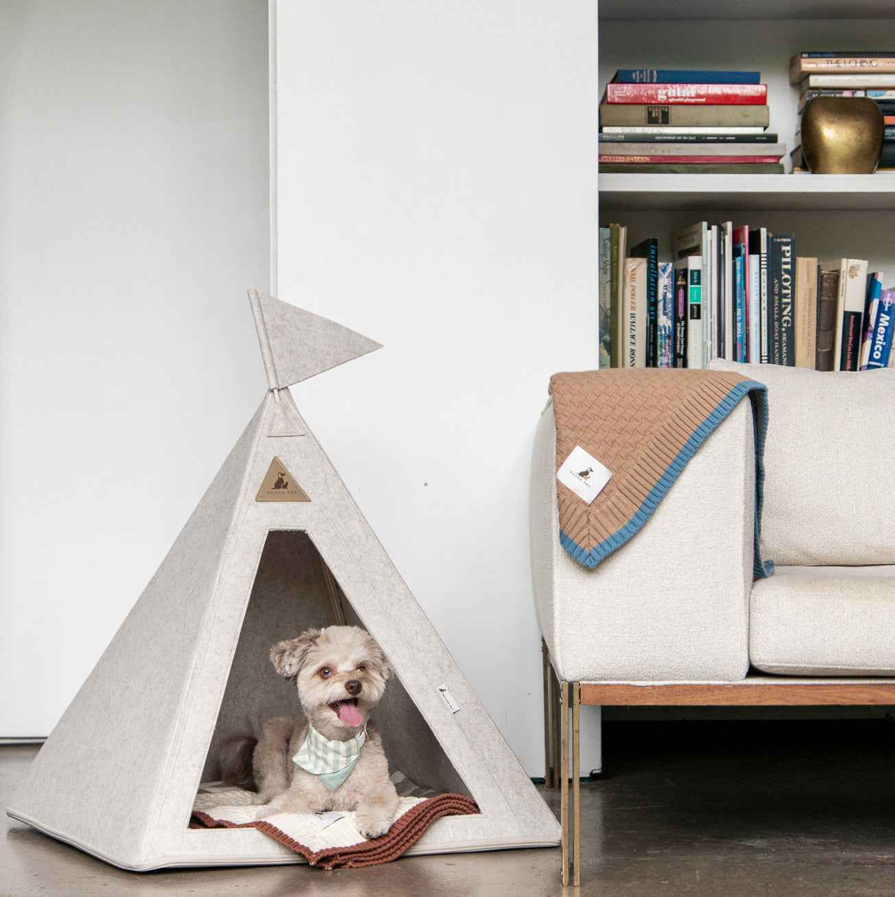 Nooee Bailey felt cat teepee, M size
