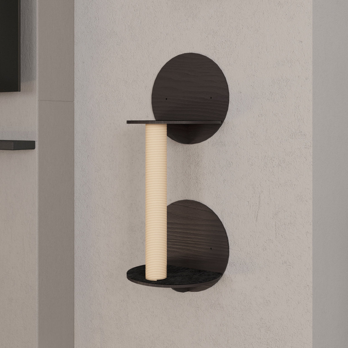 Wall-Mounted Cat Scratcher Shelf, Cats Joys