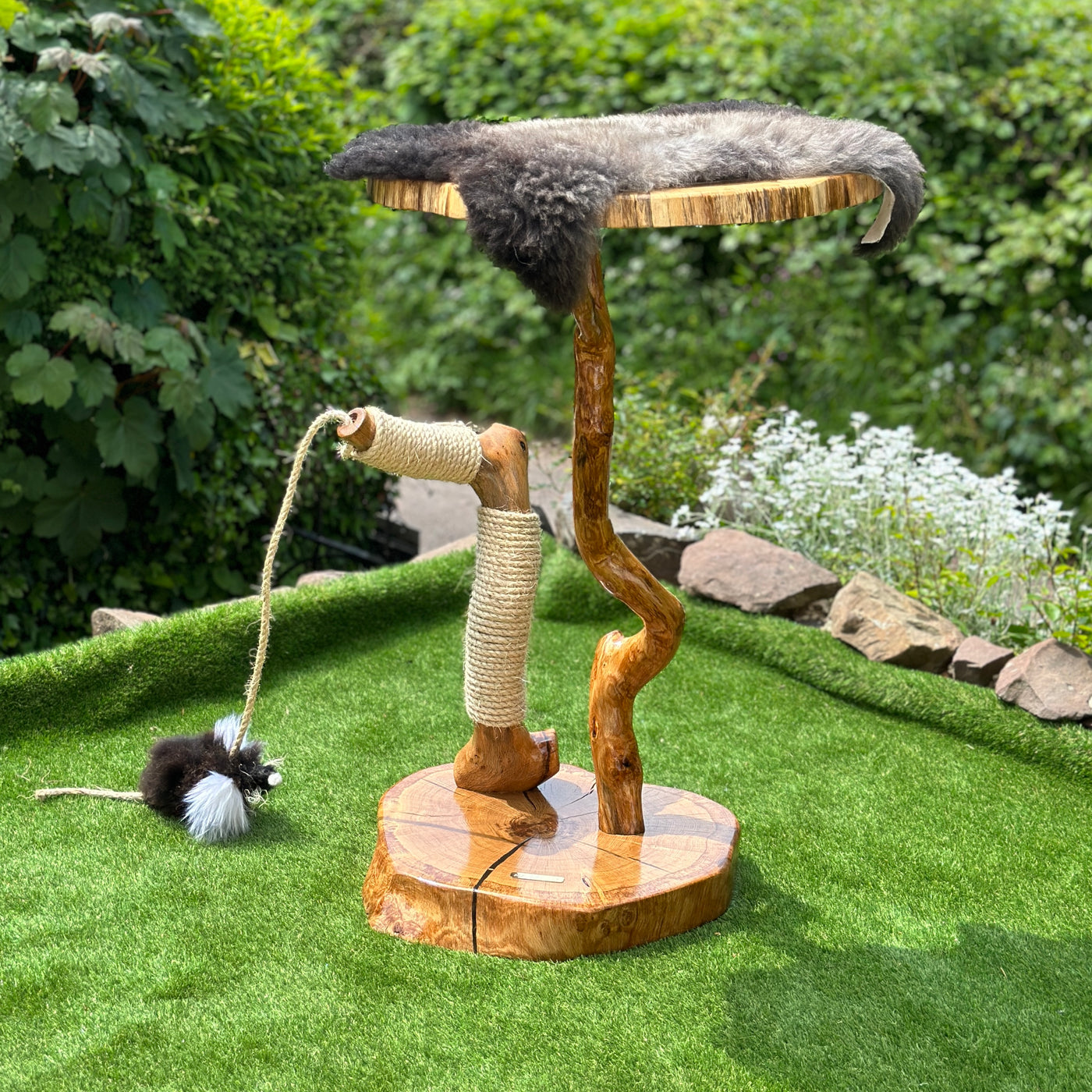 Oak Cat Tree and Scratcher, 4023 by Sophisticated Scratch, view 10