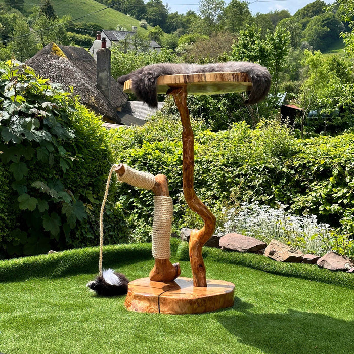 Oak Cat Tree and Scratcher, 4023