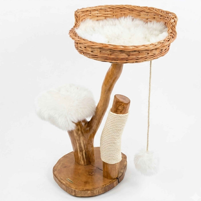 The Willow Nook Oak Cat Tree