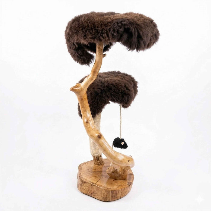 Solid Devon Oak Cat Tree, T2826