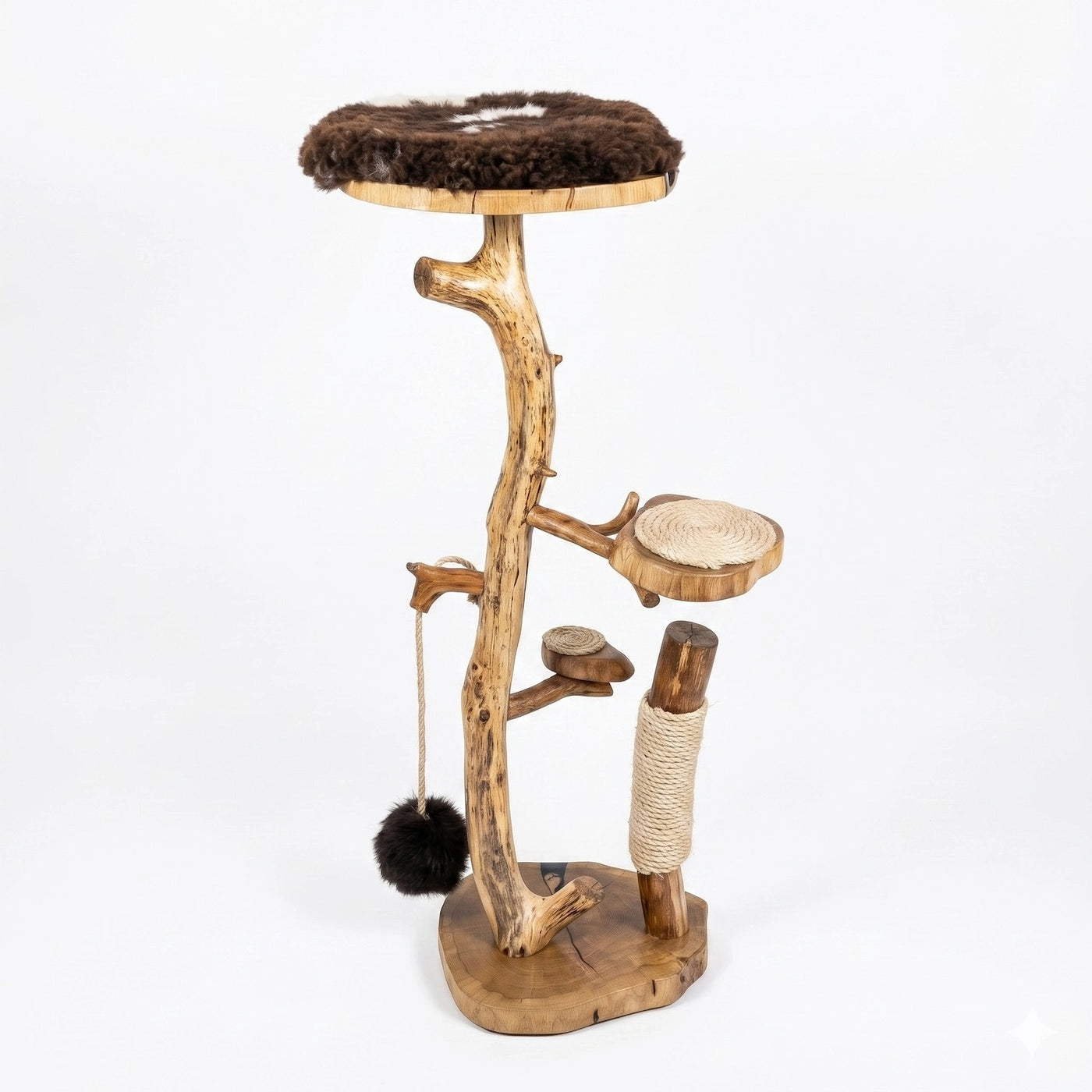 The Obsidian Arbor Oak Cat Tree by Sophisticated Scratch, view 6